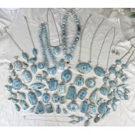 Larimar-Stone Larimar Jewelry Mix 98199 5 600,00 €