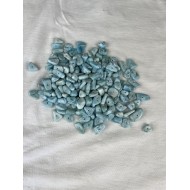 Lot Larimar Natural with Hole 150 gramm